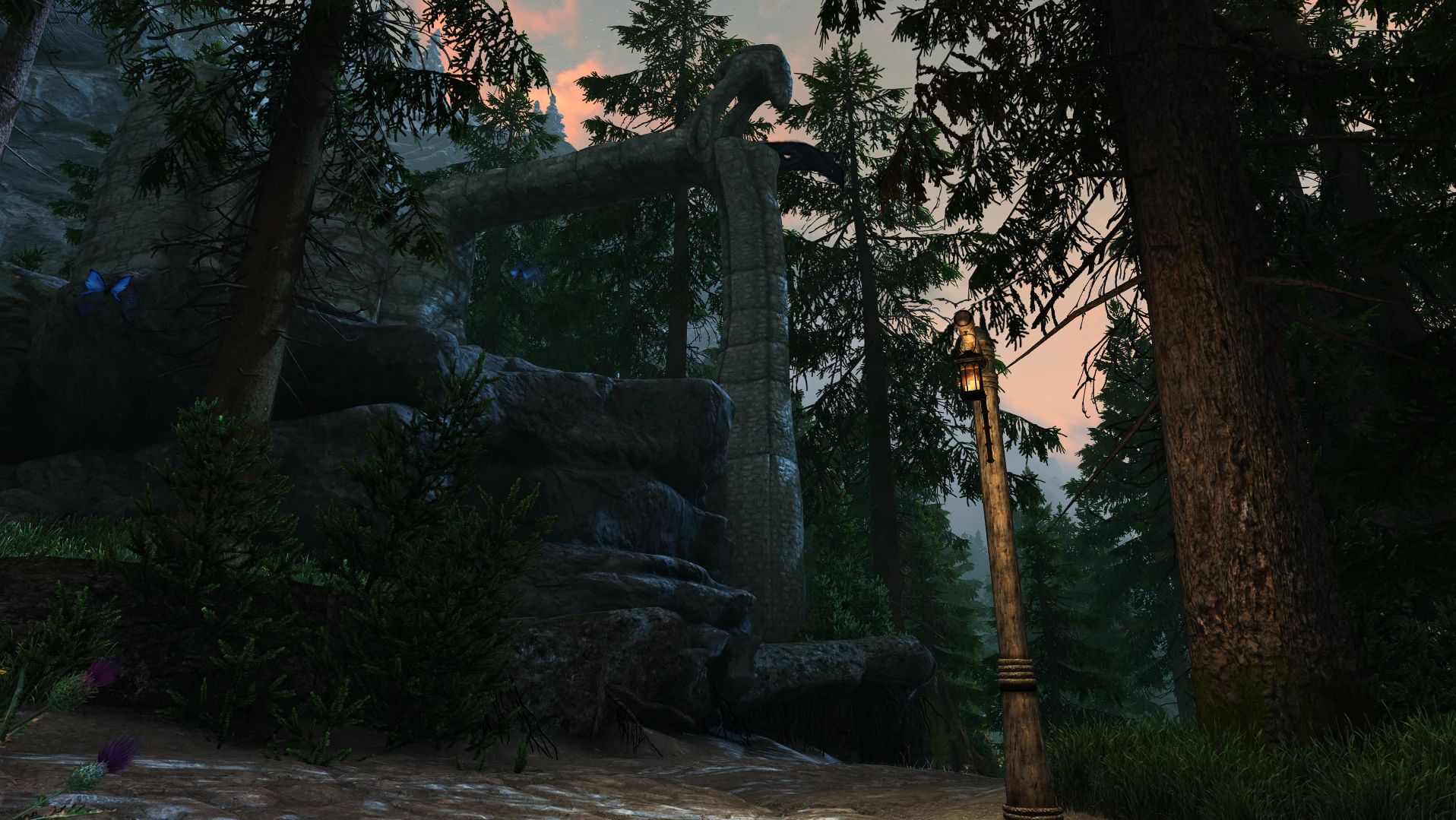 Lore Friendly Peaks Shade Tower mod for The Elder Scrolls V: Skyrim Special Edition