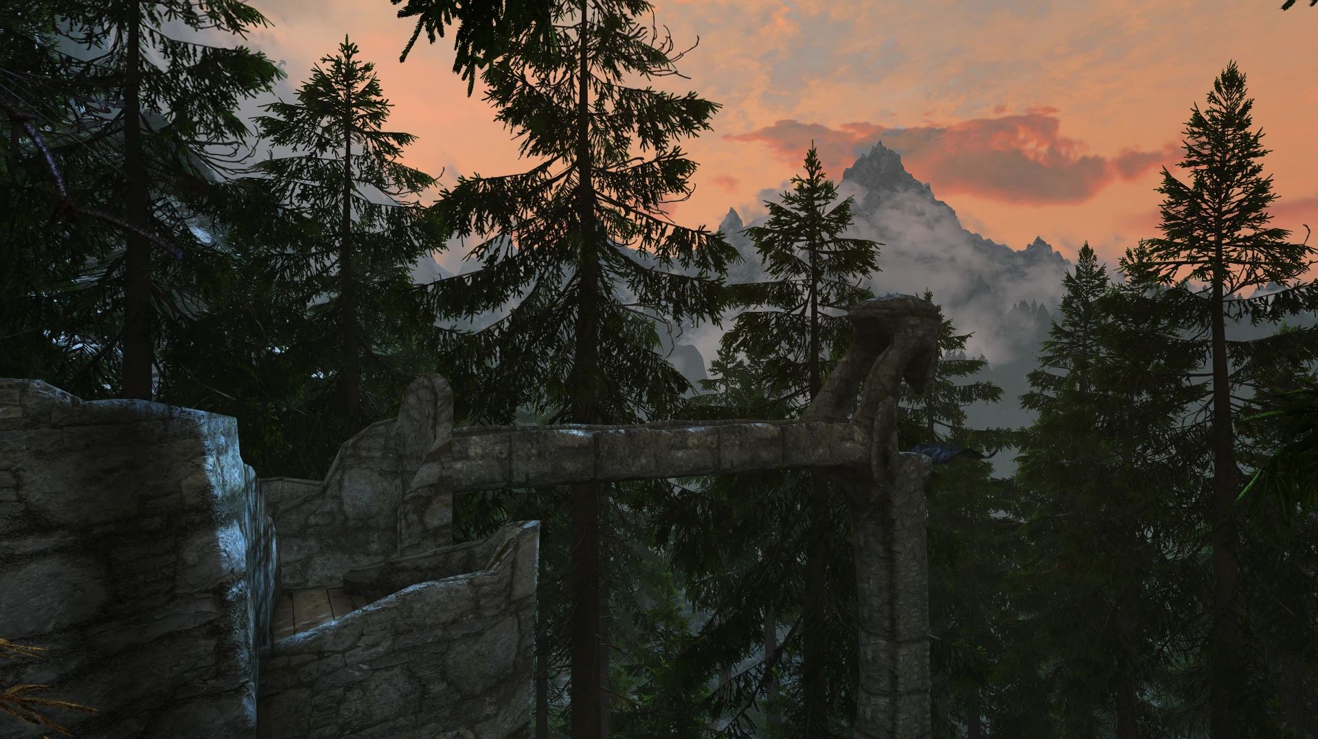 Lore Friendly Peaks Shade Tower mod for The Elder Scrolls V: Skyrim Special Edition