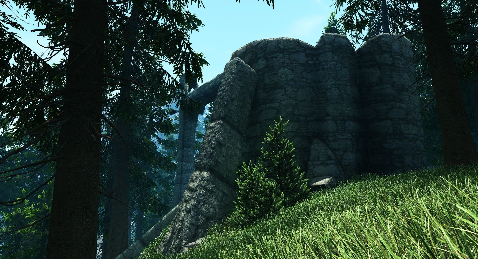 Lore Friendly Peaks Shade Tower mod for The Elder Scrolls V: Skyrim Special Edition
