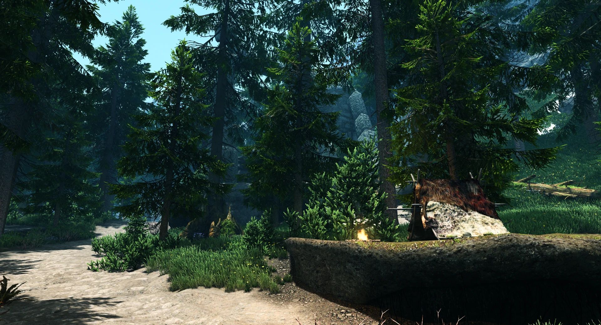 Lore Friendly Peaks Shade Tower mod for The Elder Scrolls V: Skyrim Special Edition