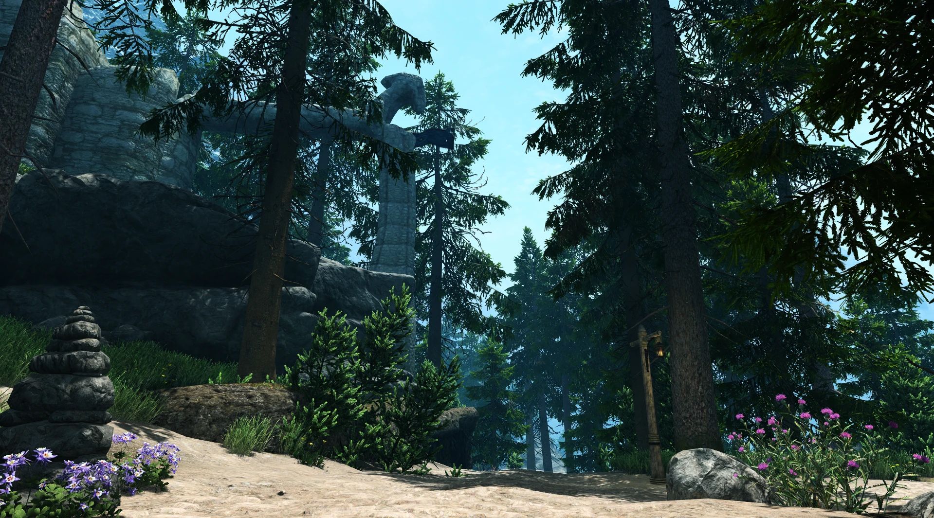 Lore Friendly Peaks Shade Tower mod for The Elder Scrolls V: Skyrim Special Edition