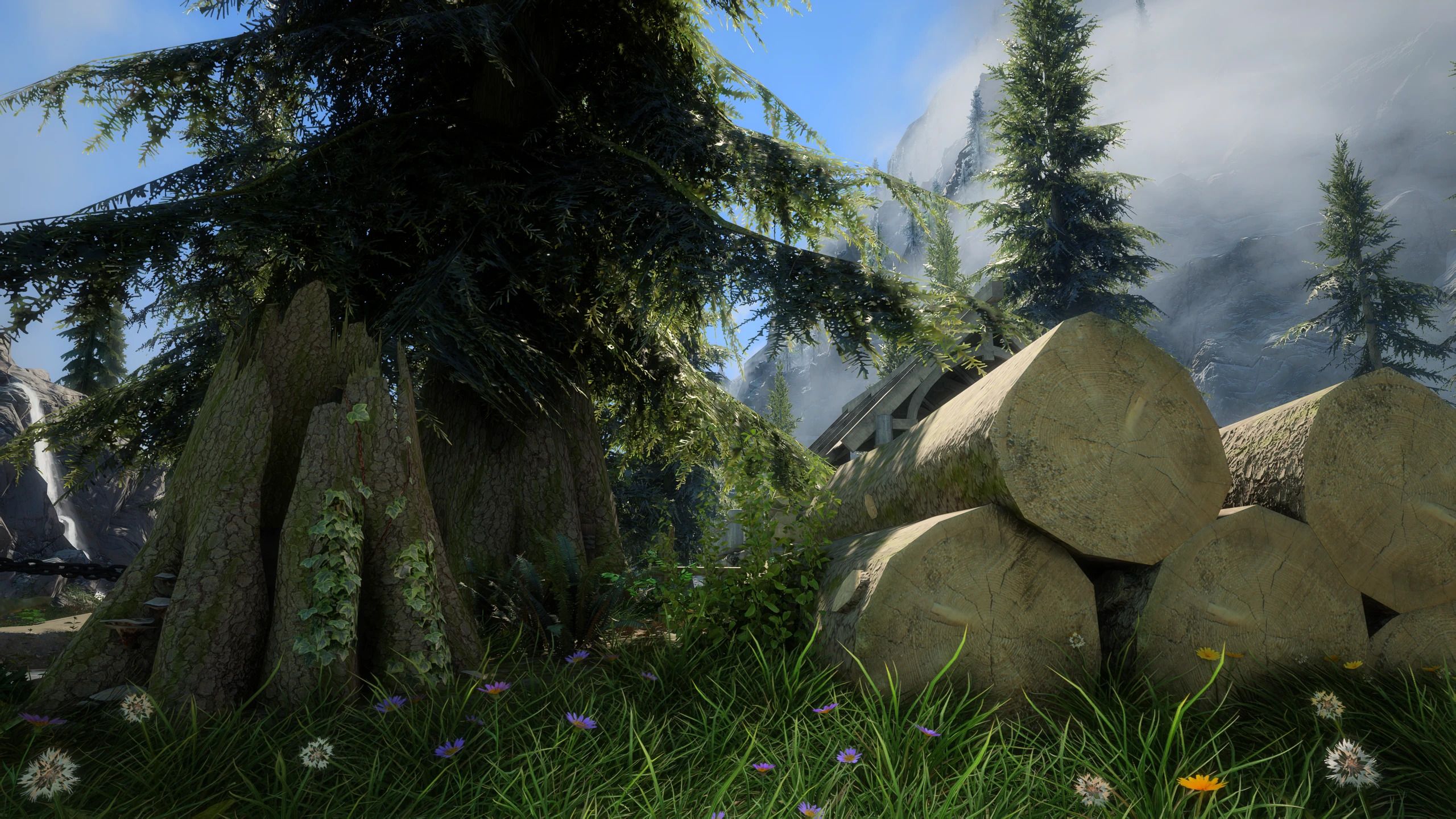 Tomato's PBR Vanilla Trees mod for The Elder Scrolls V: Skyrim Special Edition