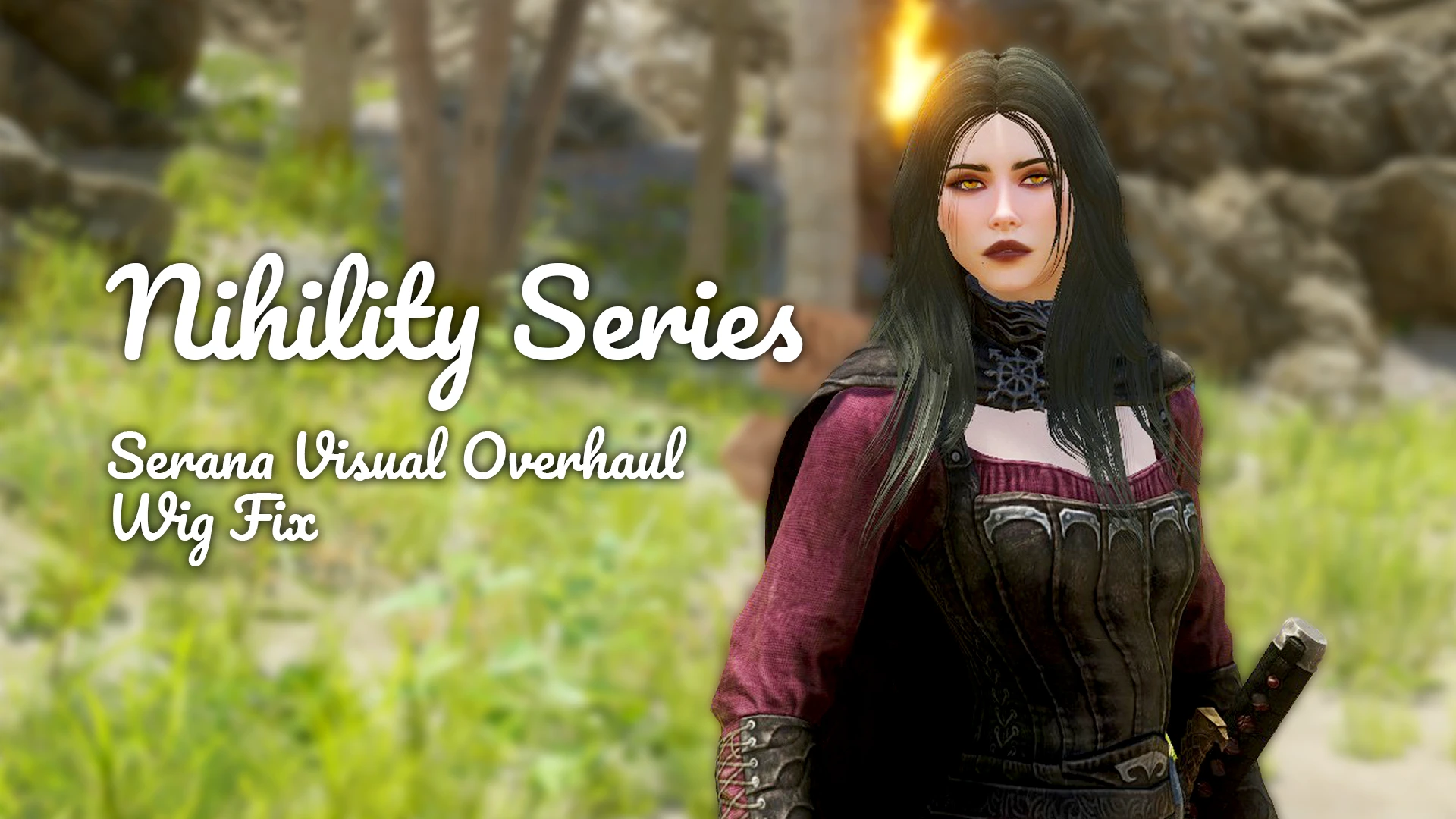 Nihility Series - Serana Visual Overhaul Hair Fix mod for The Elder Scrolls V: Skyrim Special Edition