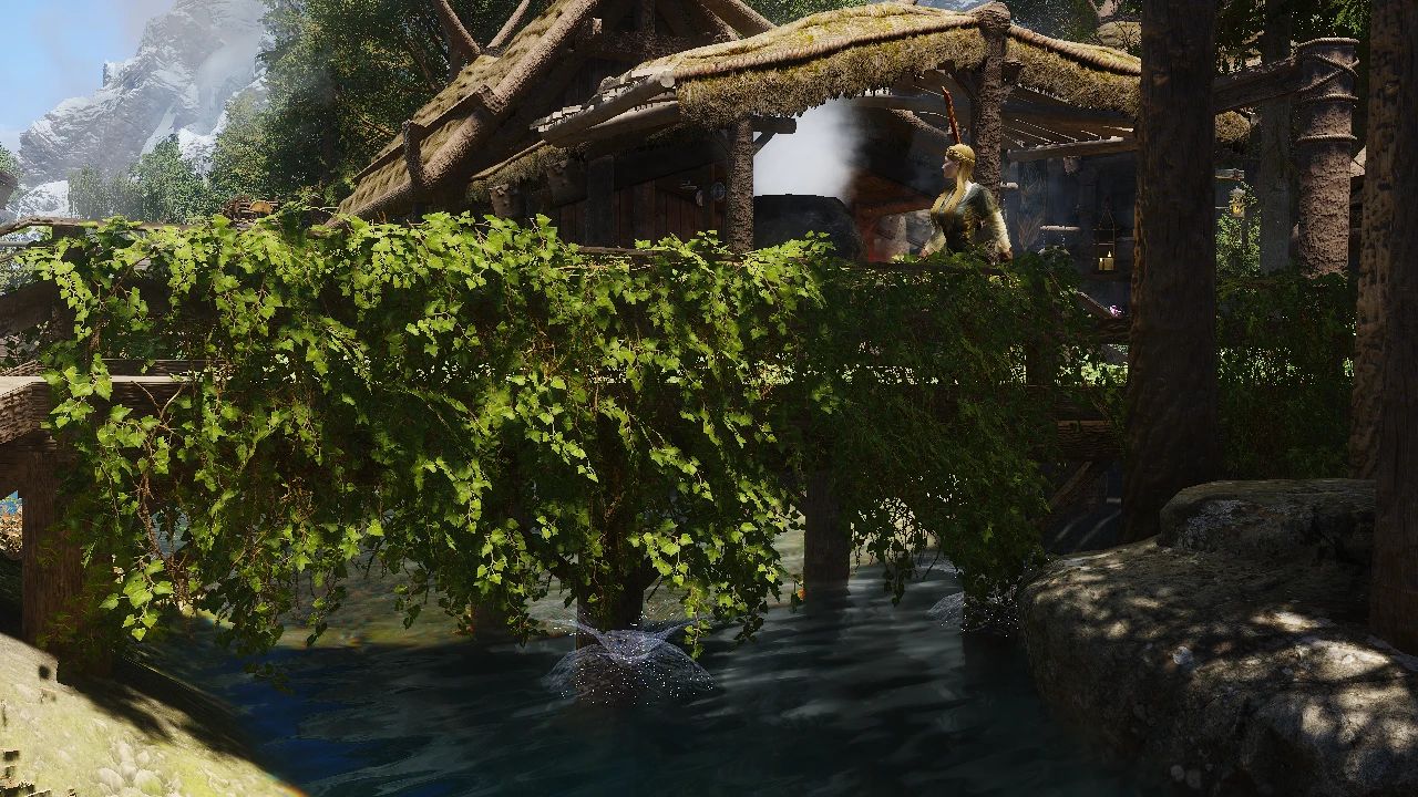 Ivy - Riverwood Small Bridge Replacer mod for The Elder Scrolls V: Skyrim Special Edition