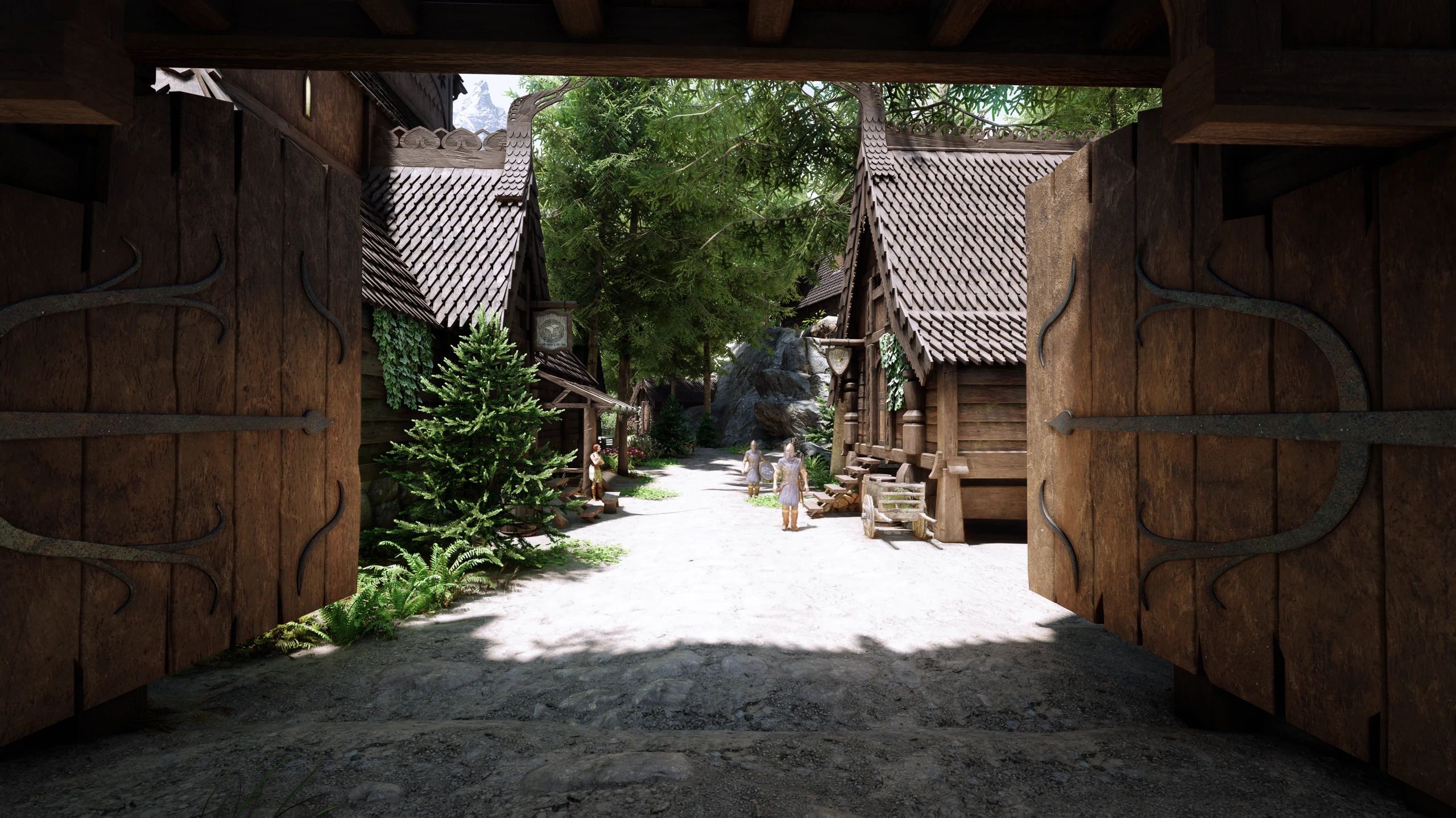 Redbag's Falkreath and Stave Church PBR - Tomato Edit mod for The Elder Scrolls V: Skyrim Special Edition