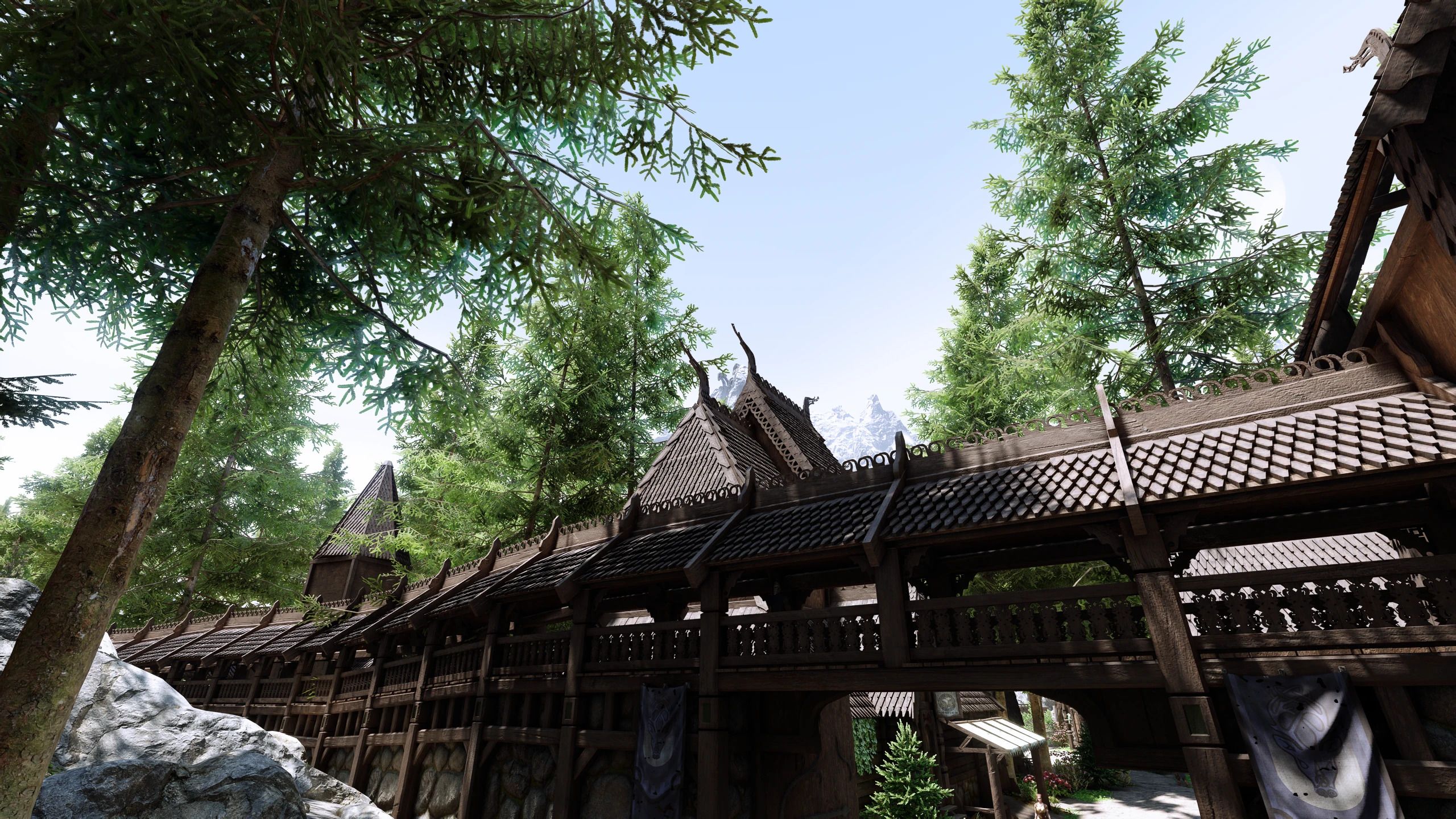 Redbag's Falkreath and Stave Church PBR - Tomato Edit mod for The Elder Scrolls V: Skyrim Special Edition