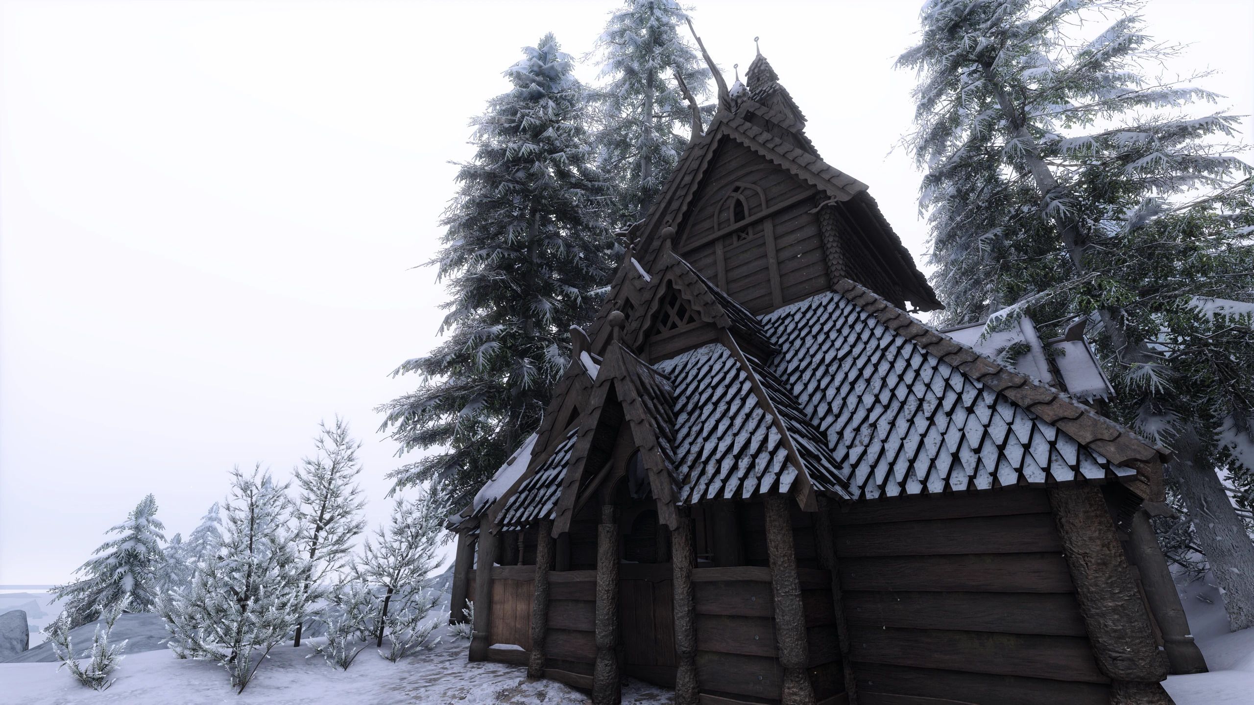 Redbag's Falkreath and Stave Church PBR - Tomato Edit mod for The Elder Scrolls V: Skyrim Special Edition
