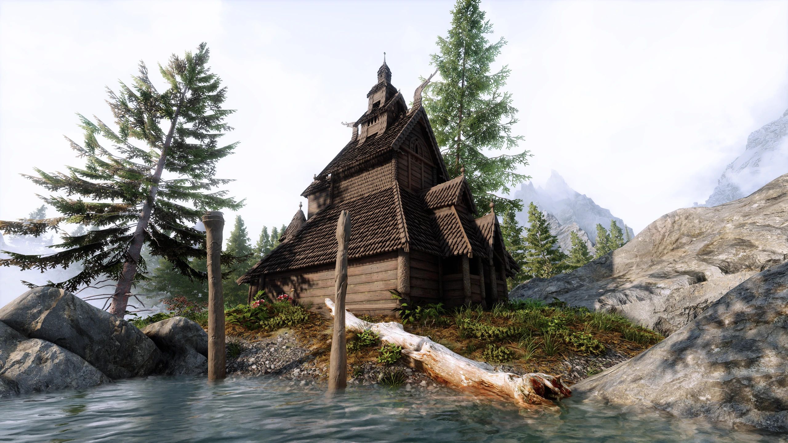 Redbag's Falkreath and Stave Church PBR - Tomato Edit mod for The Elder Scrolls V: Skyrim Special Edition