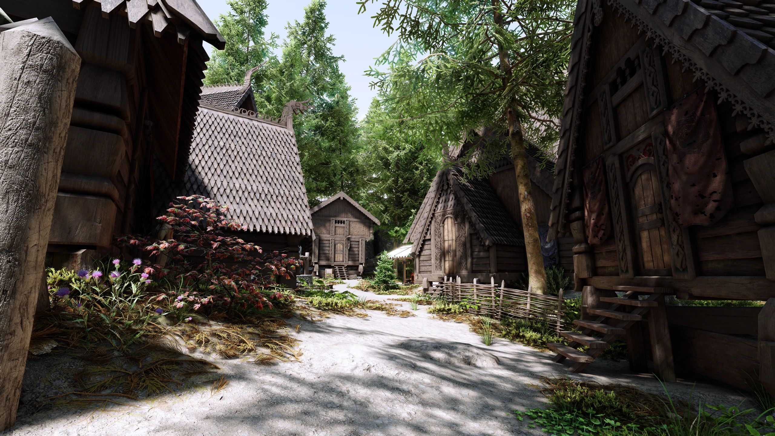 Redbag's Falkreath and Stave Church PBR - Tomato Edit mod for The Elder Scrolls V: Skyrim Special Edition