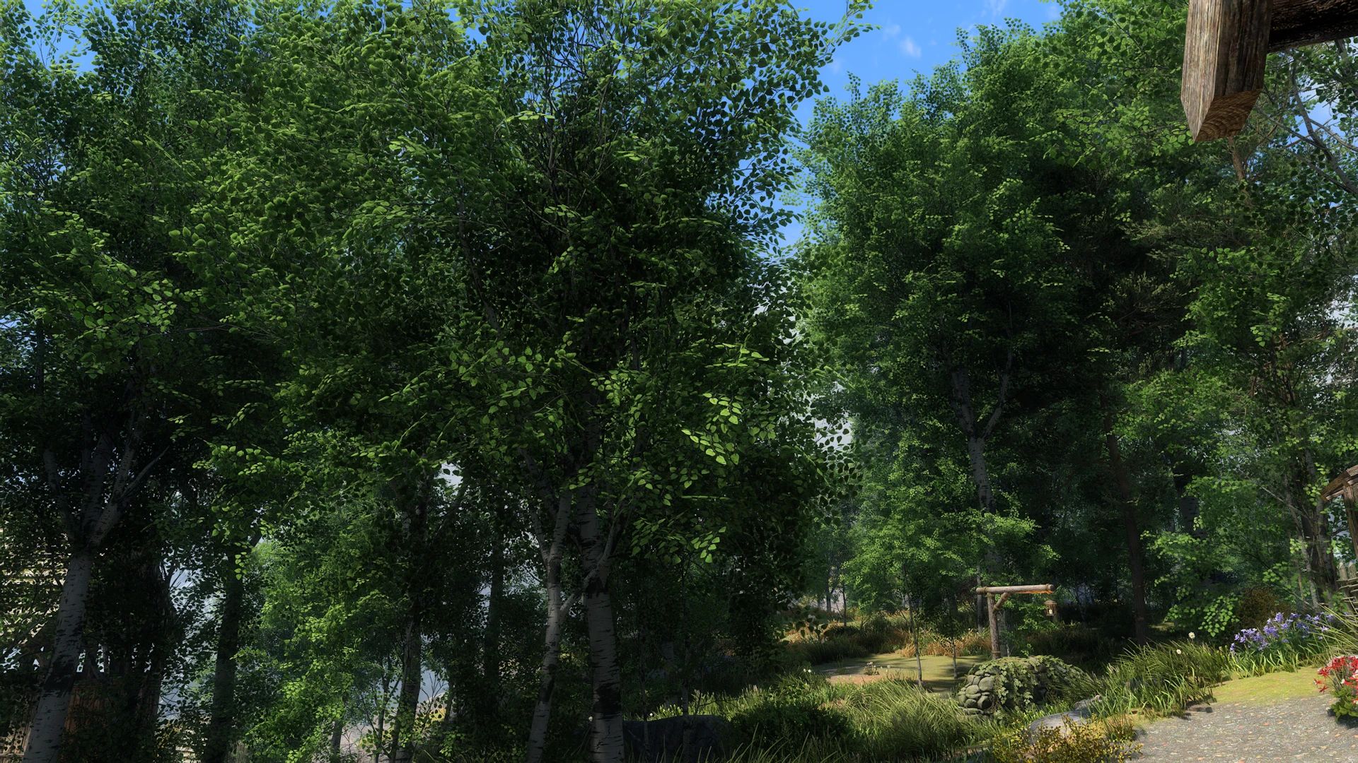 Aspens Ablaze - PBR mod for The Elder Scrolls V: Skyrim Special Edition