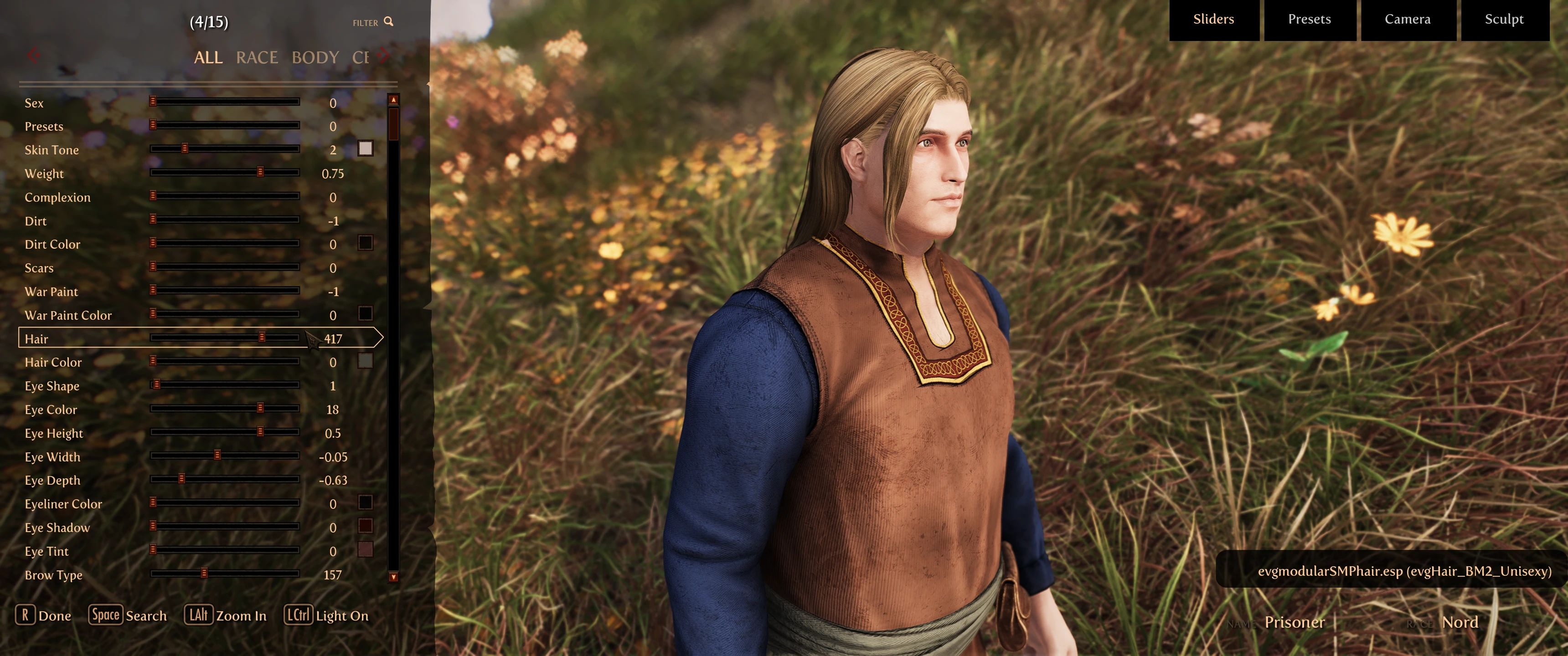 Unisexy SKSE mod for The Elder Scrolls V: Skyrim Special Edition