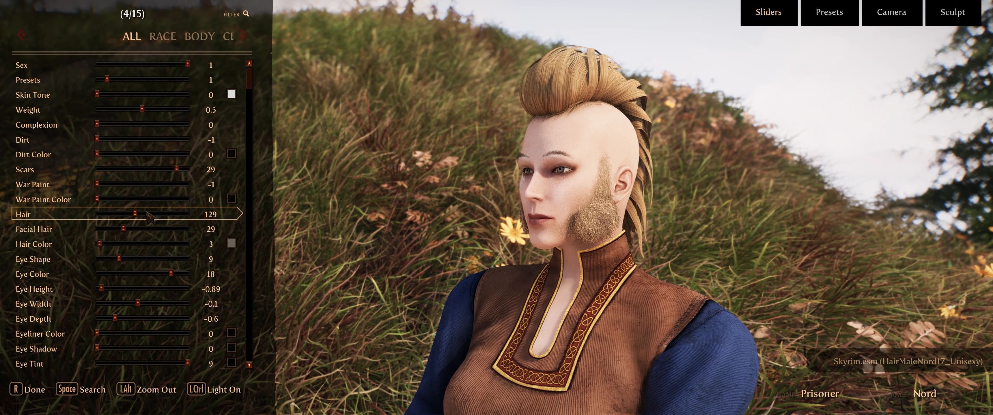 Unisexy SKSE mod for The Elder Scrolls V: Skyrim Special Edition