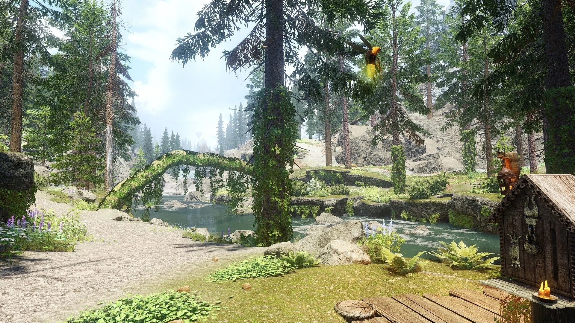 Happy Little Tree - High Quality Ivy Replacer Addon mod for The Elder Scrolls V: Skyrim Special Edition