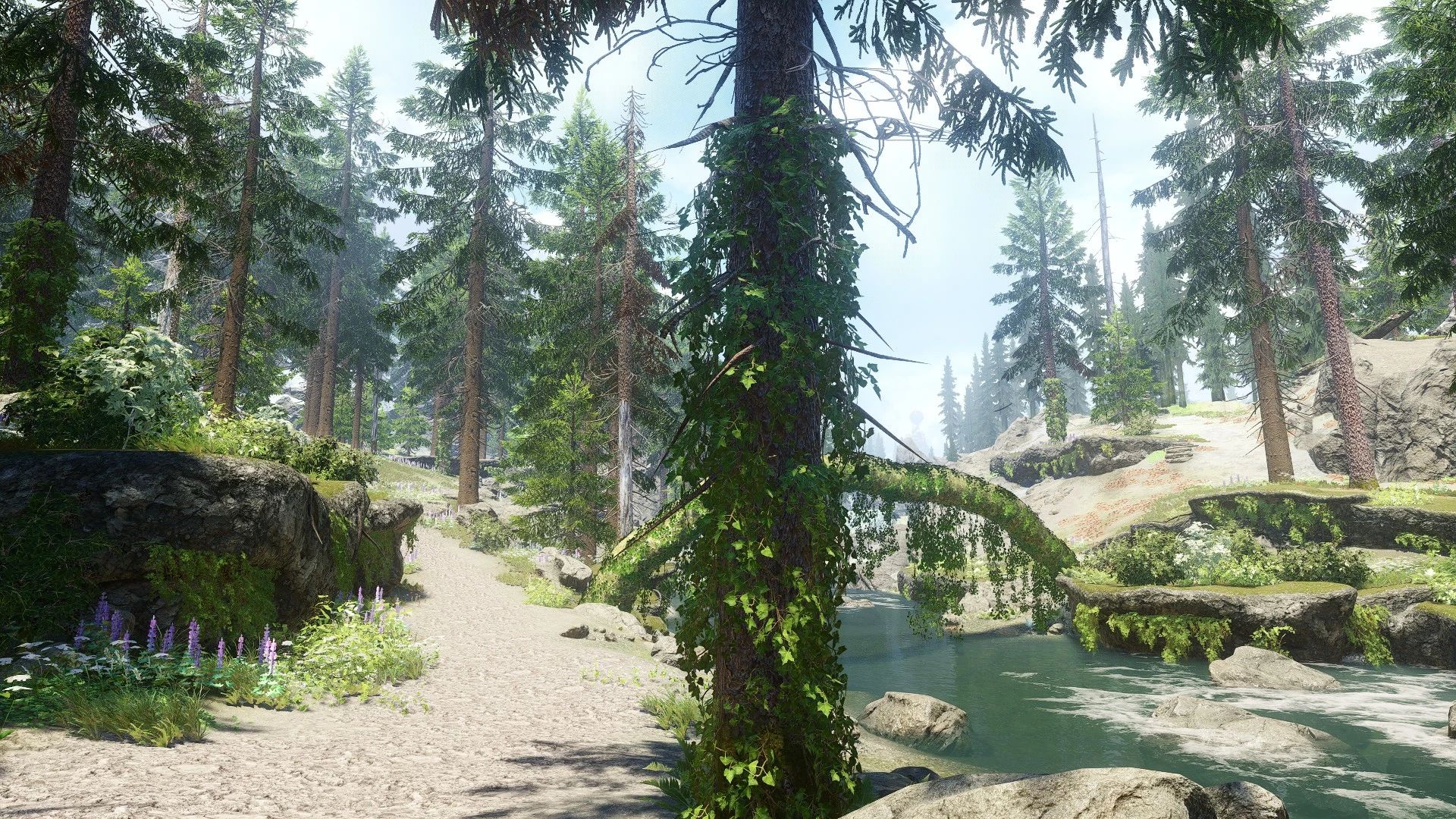 Happy Little Tree - High Quality Ivy Replacer Addon mod for The Elder Scrolls V: Skyrim Special Edition