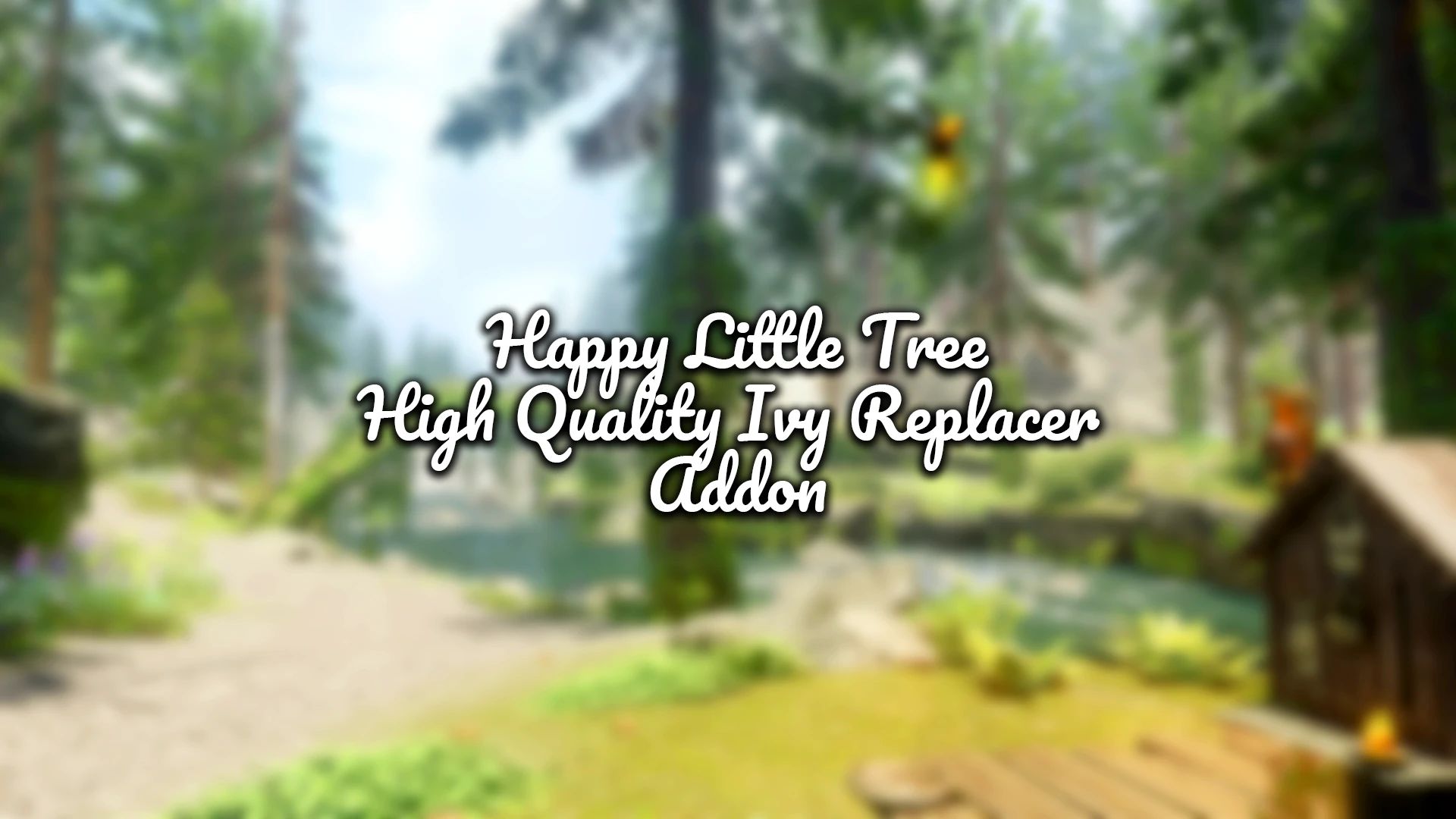 Happy Little Tree - High Quality Ivy Replacer Addon mod for The Elder Scrolls V: Skyrim Special Edition