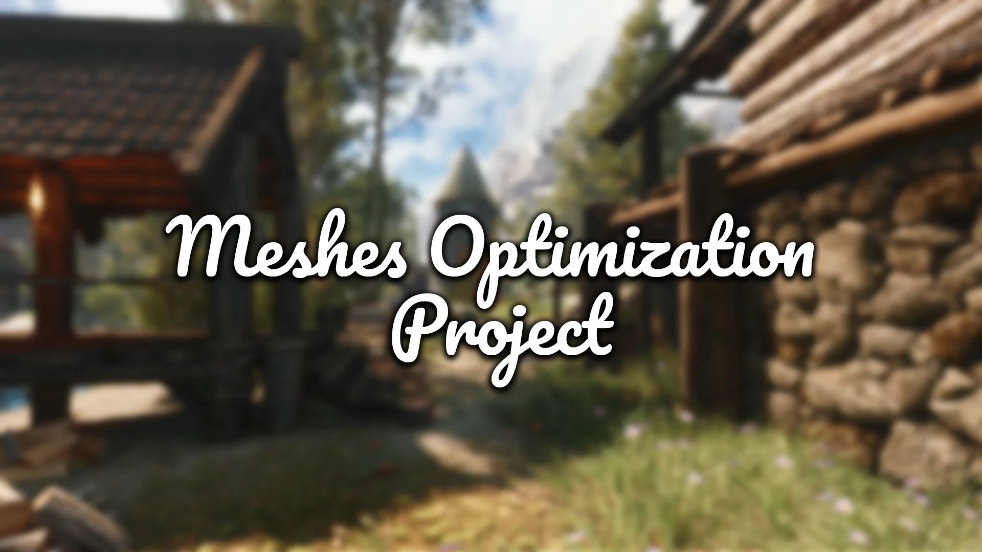 Meshes Optimization Project mod for The Elder Scrolls V: Skyrim Special Edition