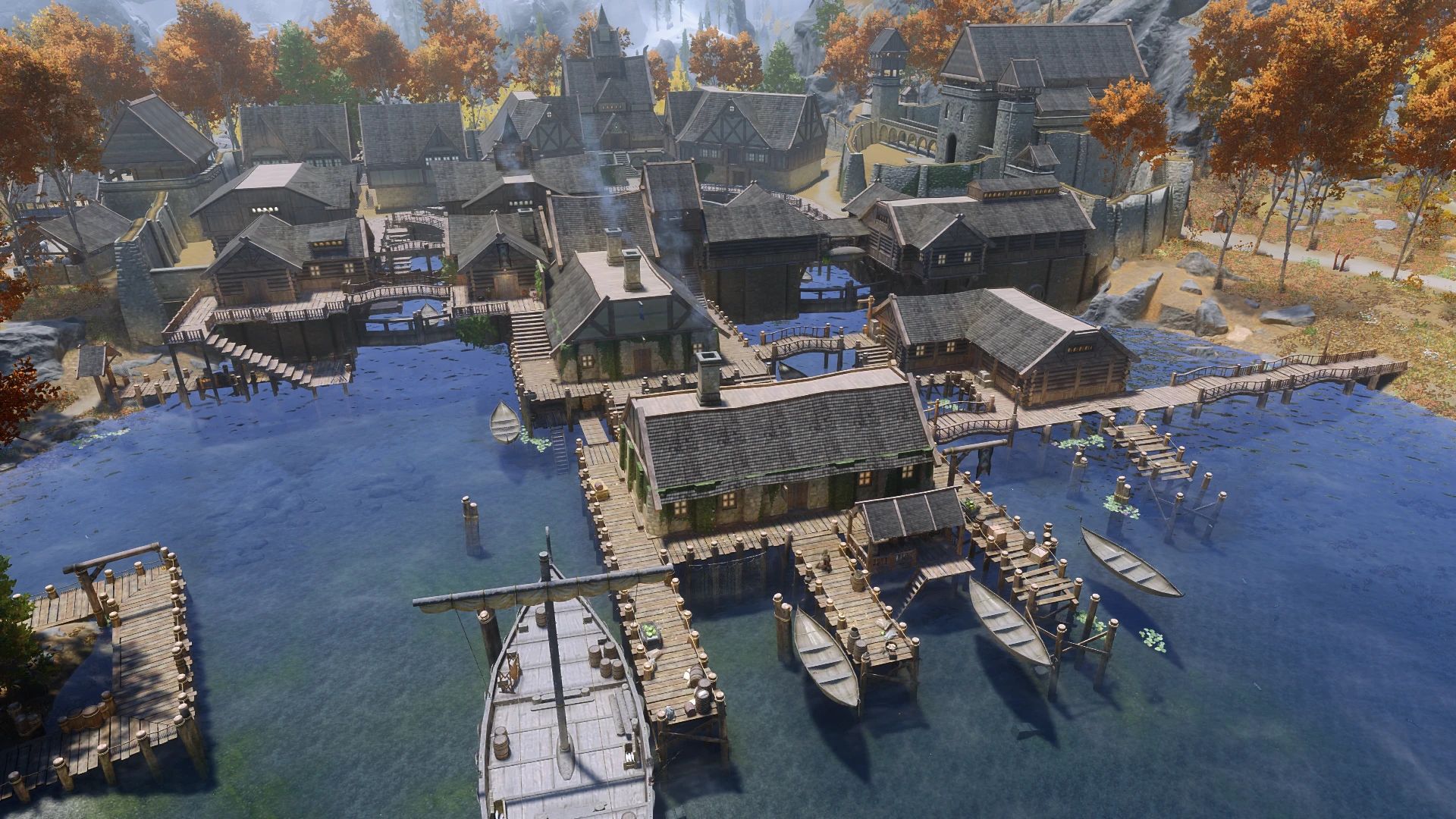 Ivy's Riften Docks Overhaul mod for The Elder Scrolls V: Skyrim Special Edition
