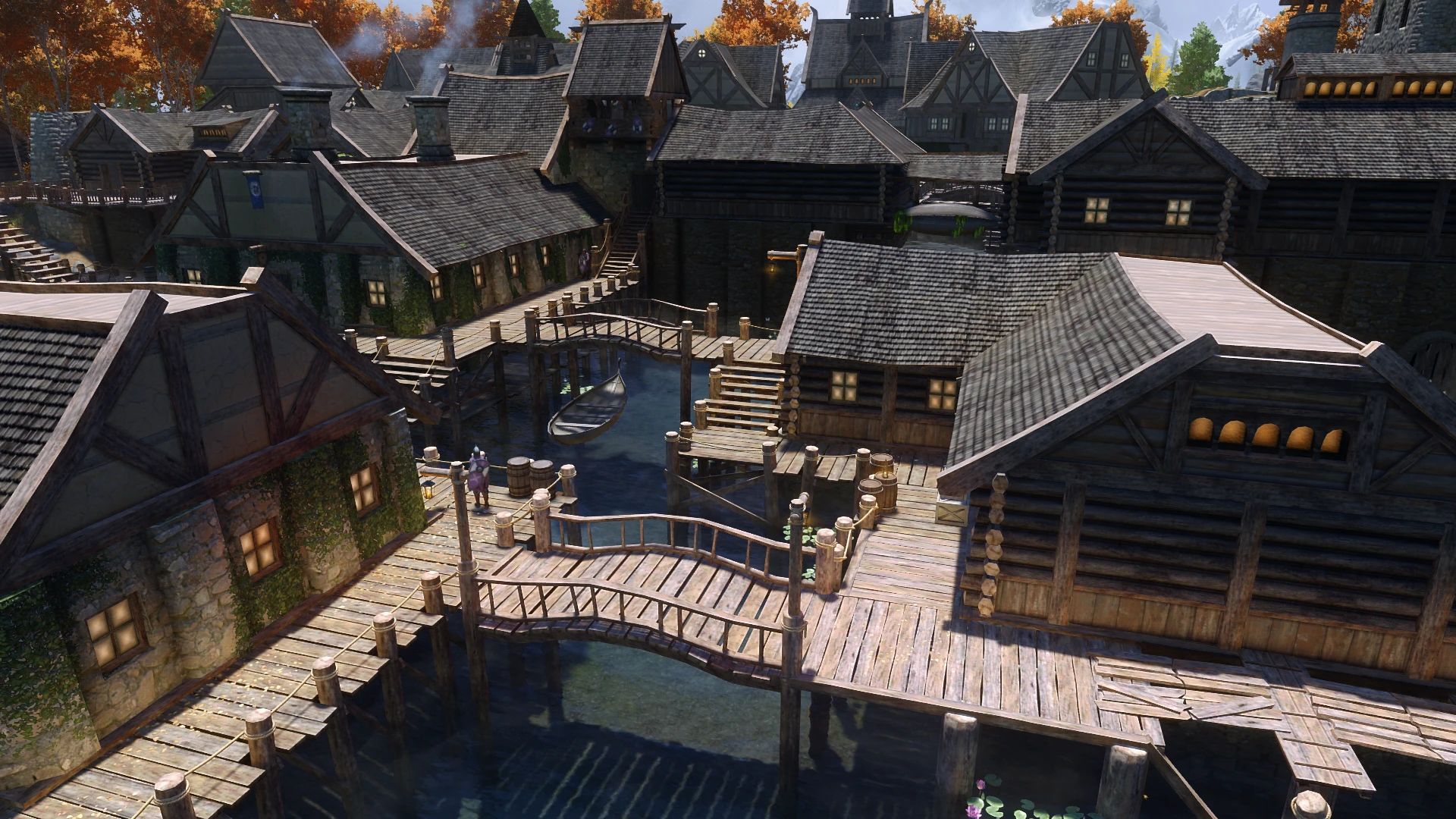 Ivy's Riften Docks Overhaul mod for The Elder Scrolls V: Skyrim Special Edition
