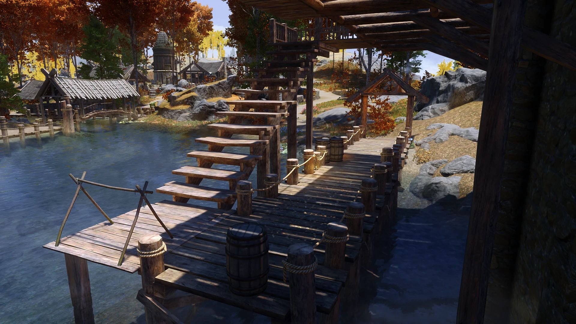 Ivy's Riften Docks Overhaul mod for The Elder Scrolls V: Skyrim Special Edition