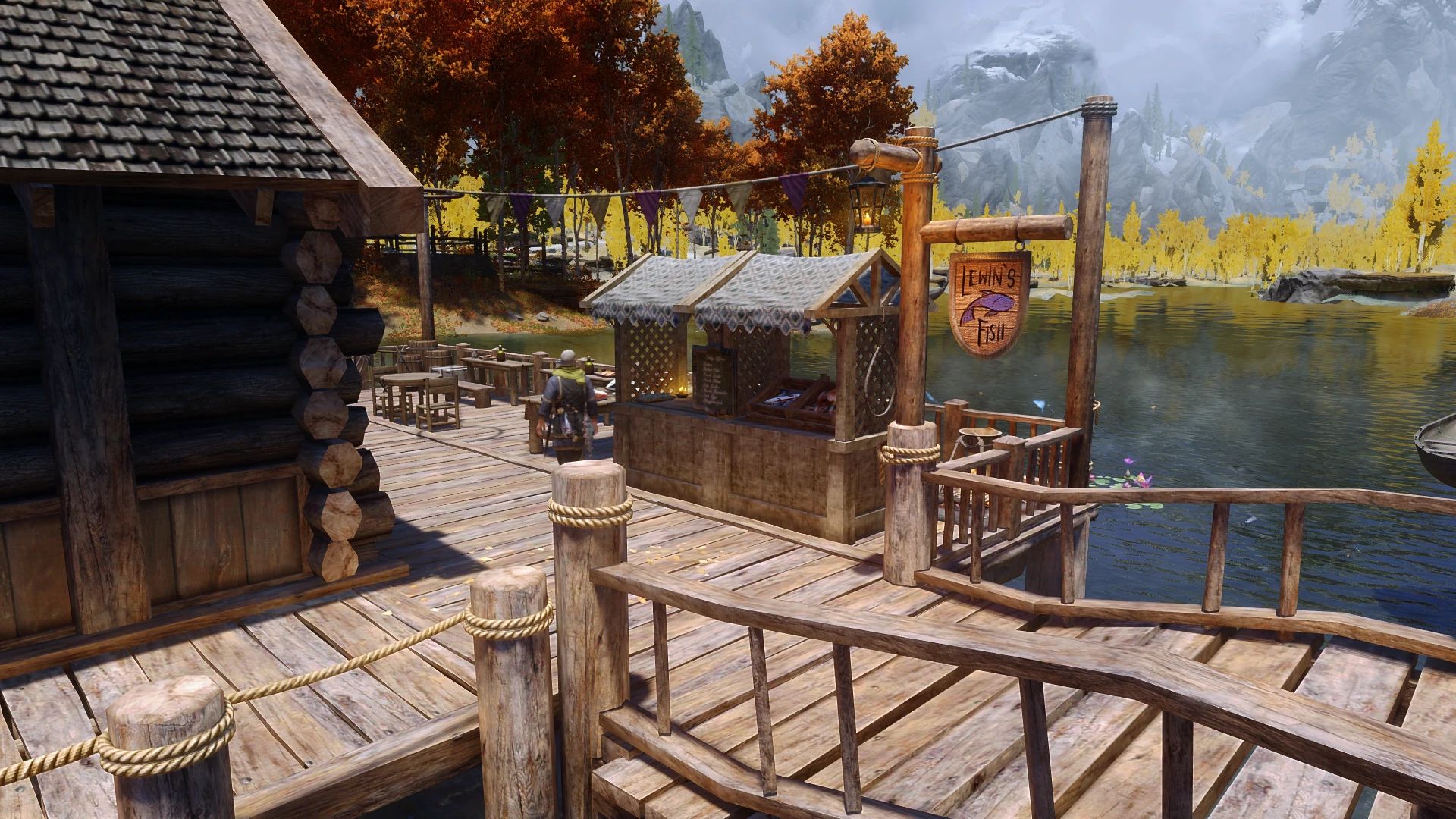 Ivy's Riften Docks Overhaul mod for The Elder Scrolls V: Skyrim Special Edition