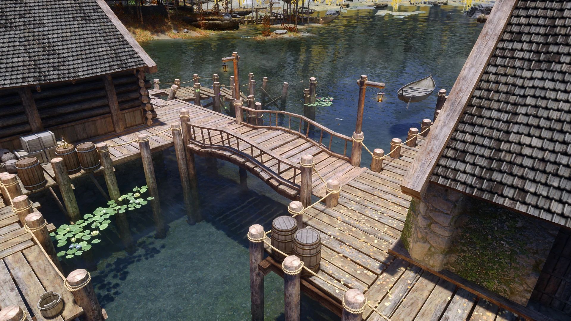 Ivy's Riften Docks Overhaul mod for The Elder Scrolls V: Skyrim Special Edition