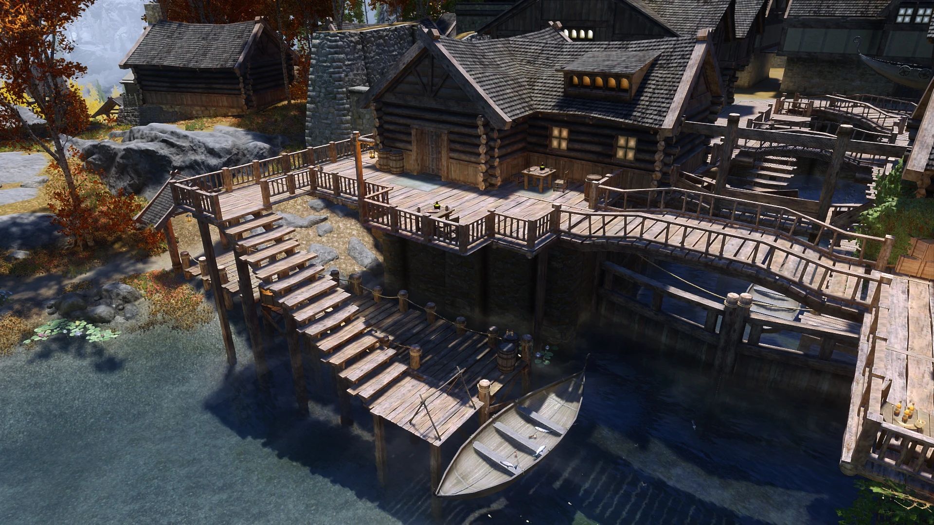 Ivy's Riften Docks Overhaul mod for The Elder Scrolls V: Skyrim Special Edition