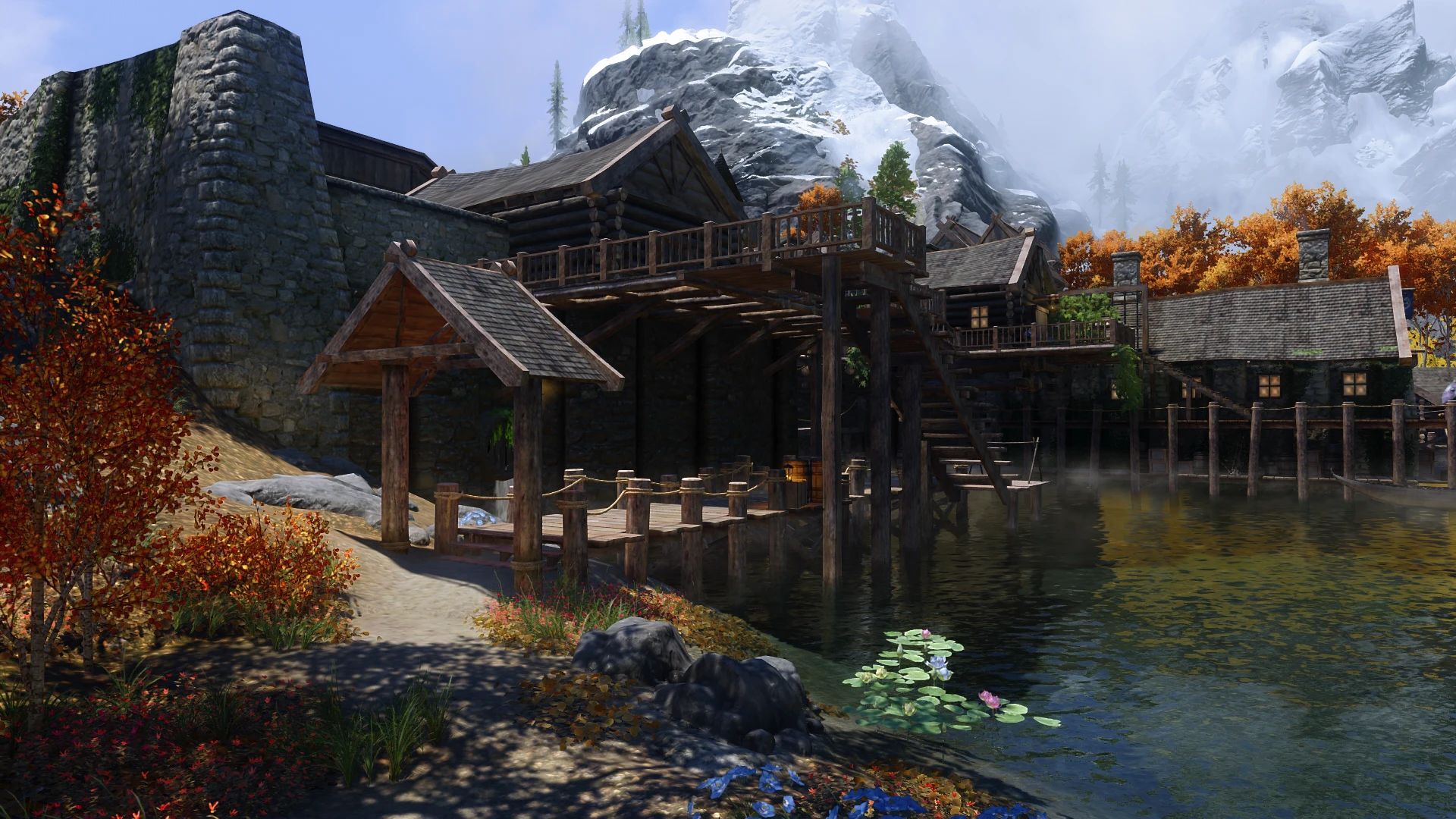Ivy's Riften Docks Overhaul mod for The Elder Scrolls V: Skyrim Special Edition