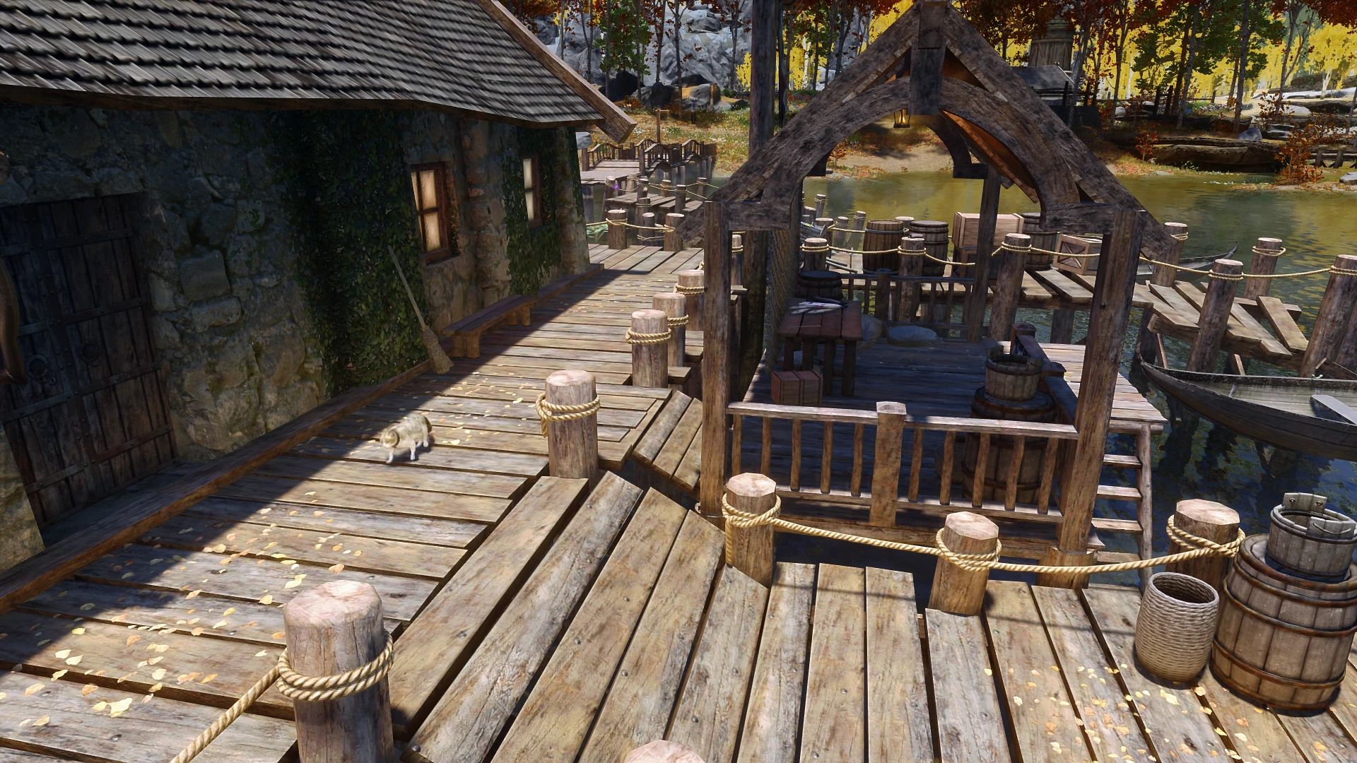 Ivy's Riften Docks Overhaul mod for The Elder Scrolls V: Skyrim Special Edition