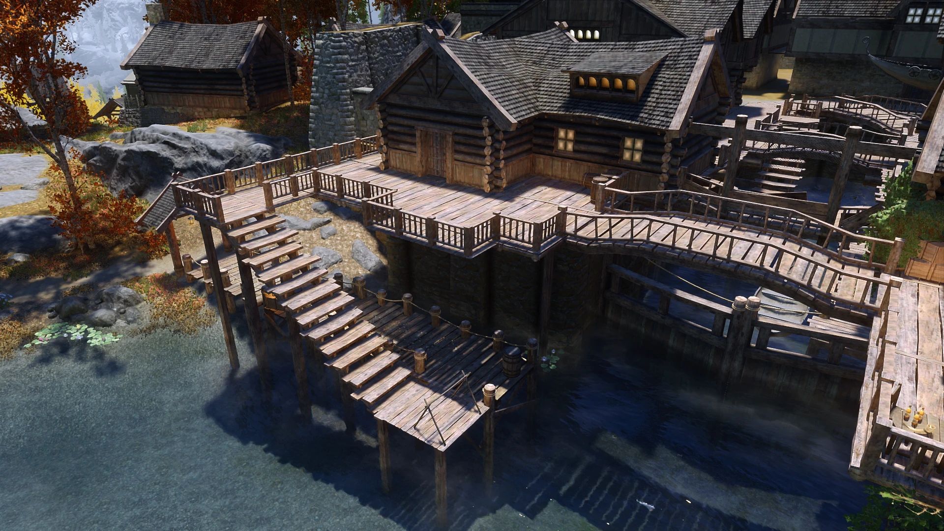 Ivy's Riften Docks Overhaul mod for The Elder Scrolls V: Skyrim Special Edition