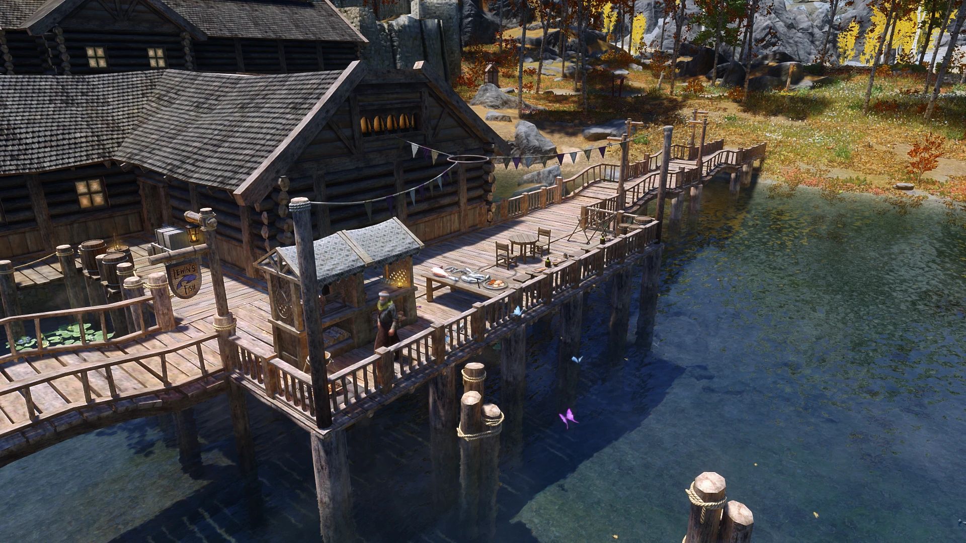 Ivy's Riften Docks Overhaul mod for The Elder Scrolls V: Skyrim Special Edition