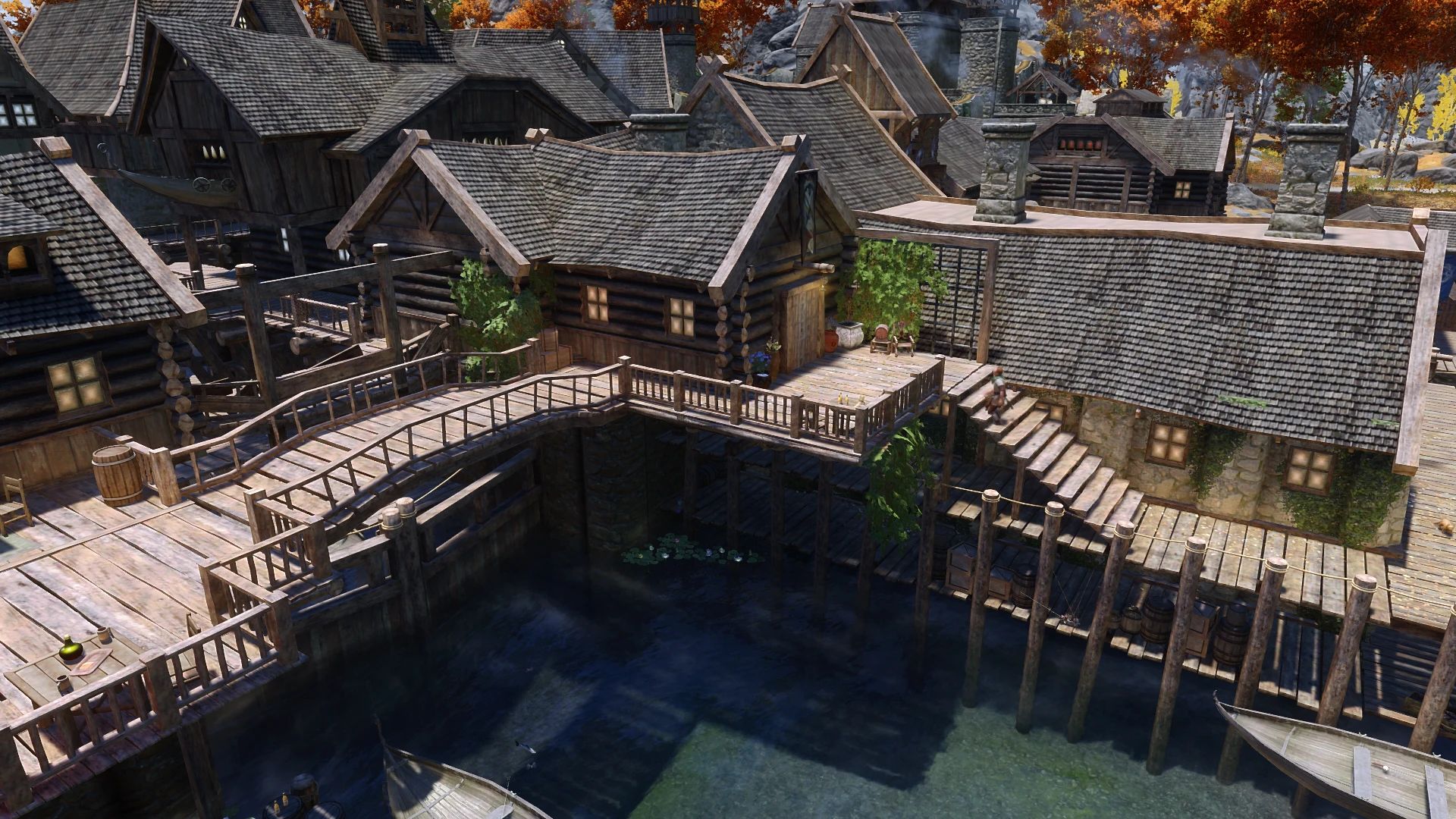 Ivy's Riften Docks Overhaul mod for The Elder Scrolls V: Skyrim Special Edition
