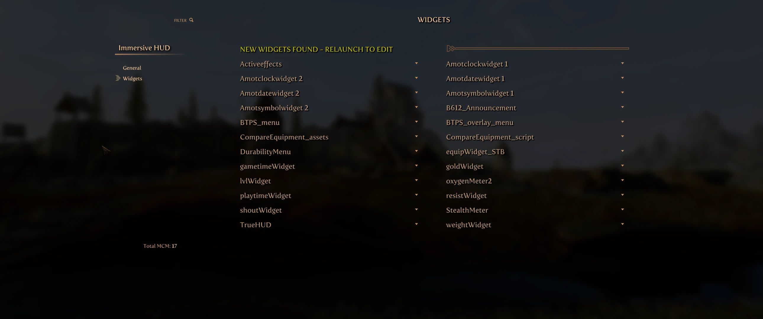 ImmersiveHUD SKSE mod for The Elder Scrolls V: Skyrim Special Edition