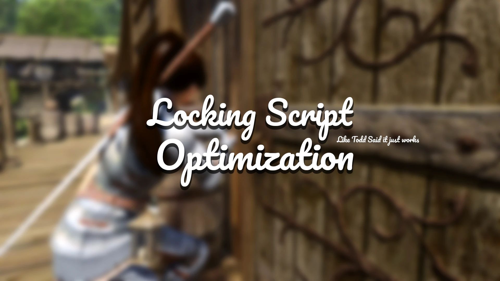 Requiem - Locking Script Optimization mod for The Elder Scrolls V: Skyrim Special Edition