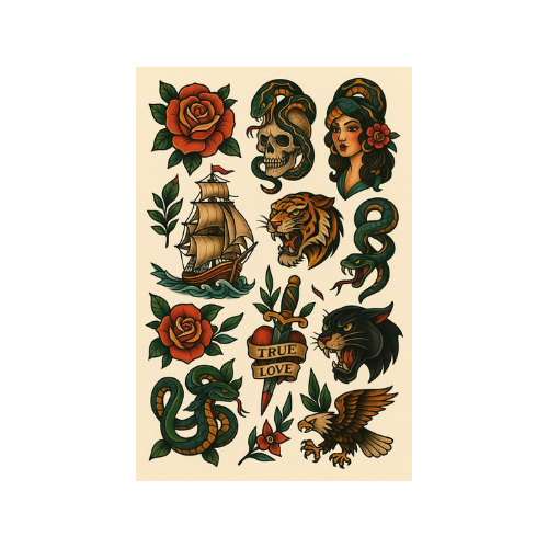 Flash Tattoos - Posters mod for The Sims 4 