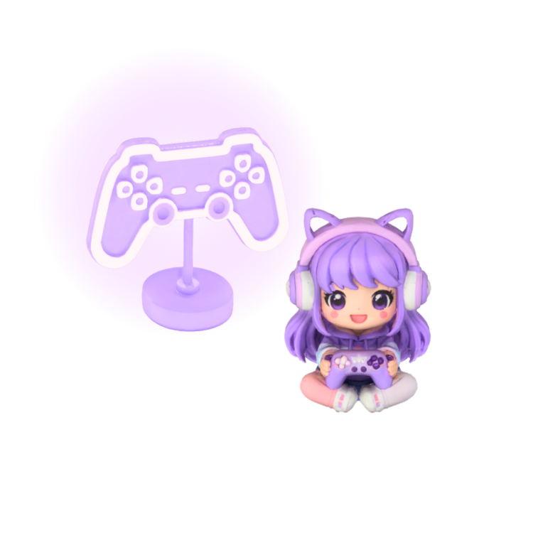 Purple Pastel Gamer mod for The Sims 4 