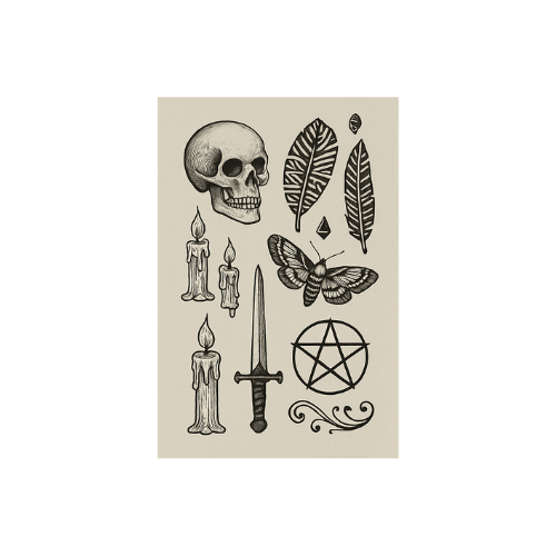 Flash Tattoos - Posters mod for The Sims 4 