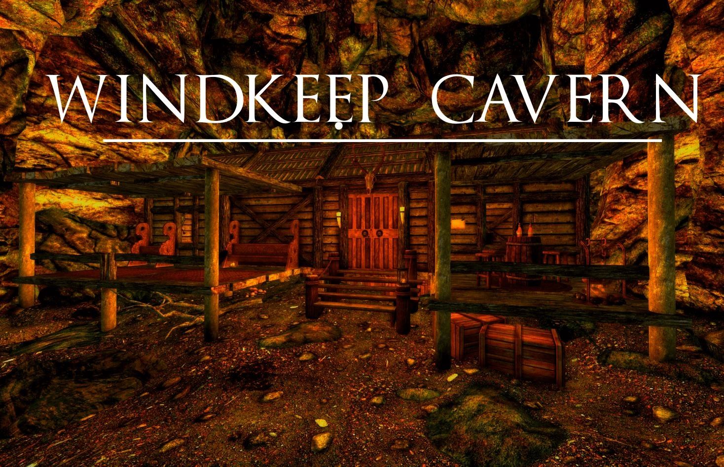 Windkeep Cavern - A Highly Detailed player Cavern mod for The Elder Scrolls V: Skyrim Special Edition