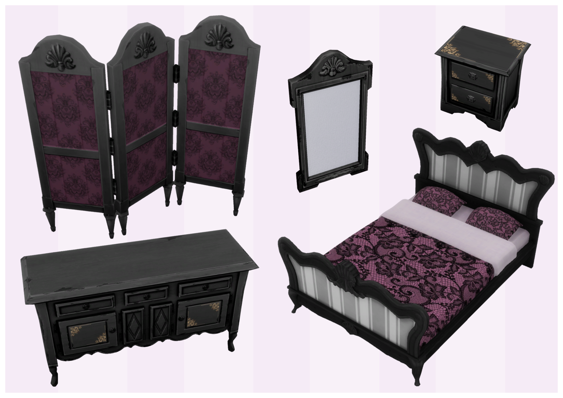 Soft Goth mod for The Sims 4 