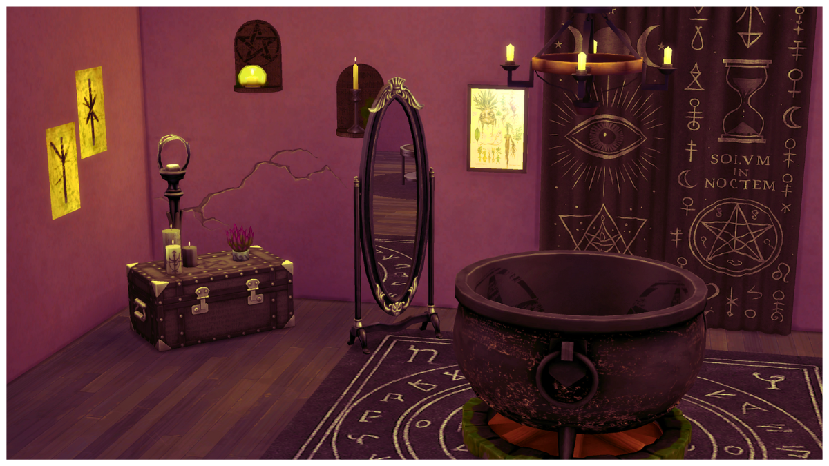 The Occult Chamber mod for The Sims 4 