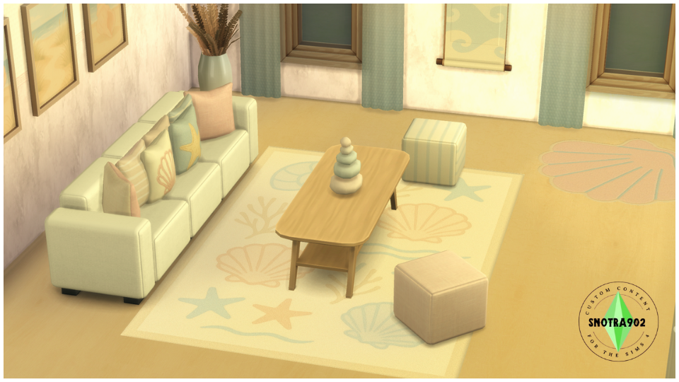Seashell Dream mod for The Sims 4 