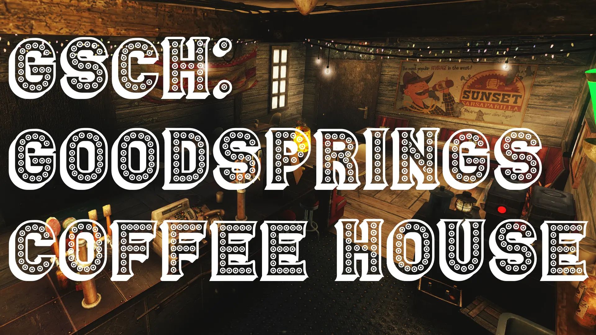 The Goodsprings Coffee House mod for Fallout: New Vegas