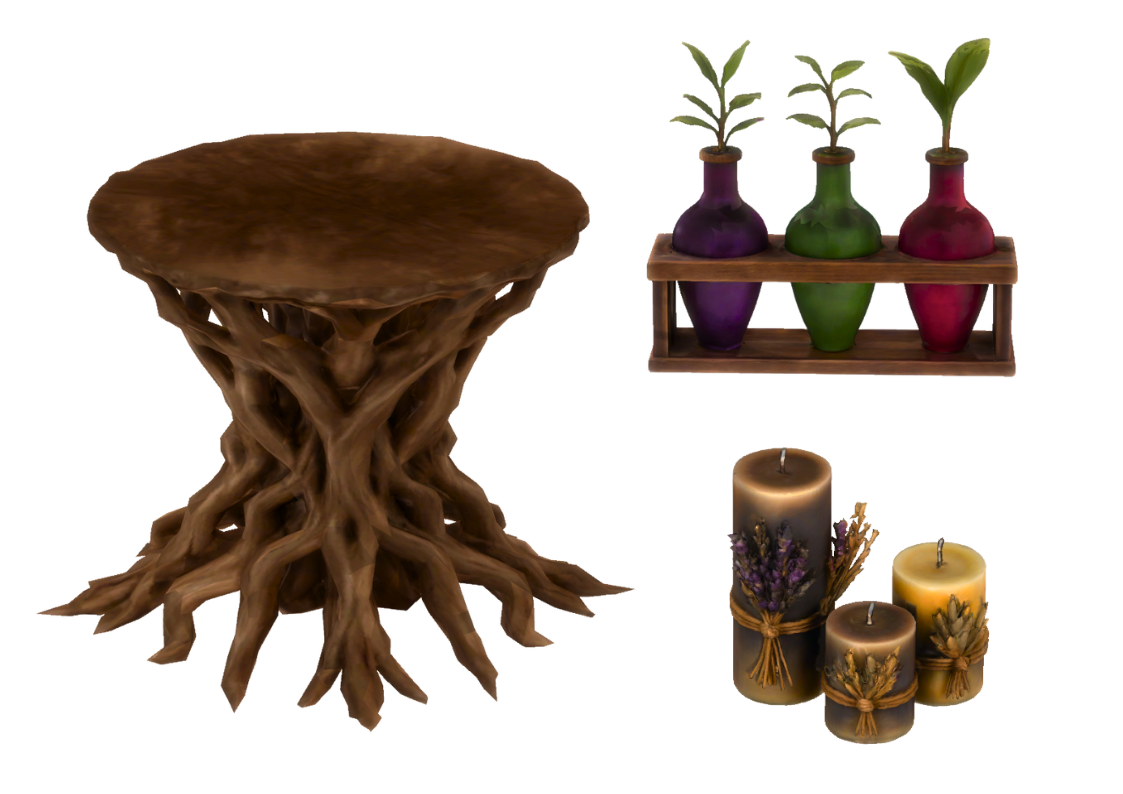 Enchanted Herbarium - Part 1  mod for The Sims 4 