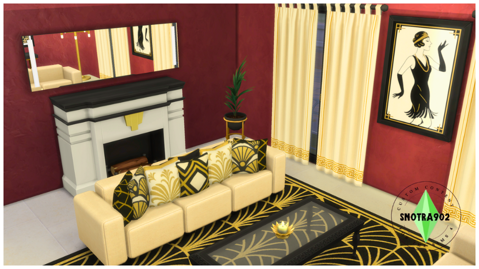 Art Deco Glam mod for The Sims 4 
