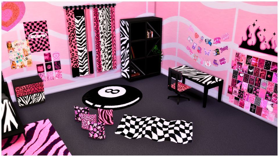Y2K Decors Set mod for The Sims 4 