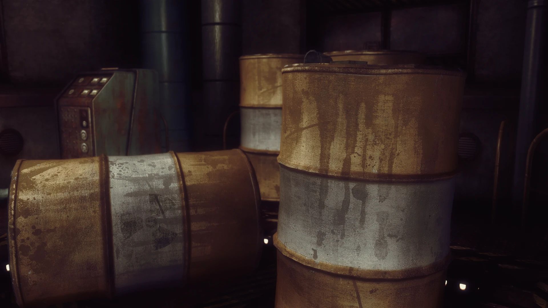 High Quality Metal Barrels mod for Fallout 3