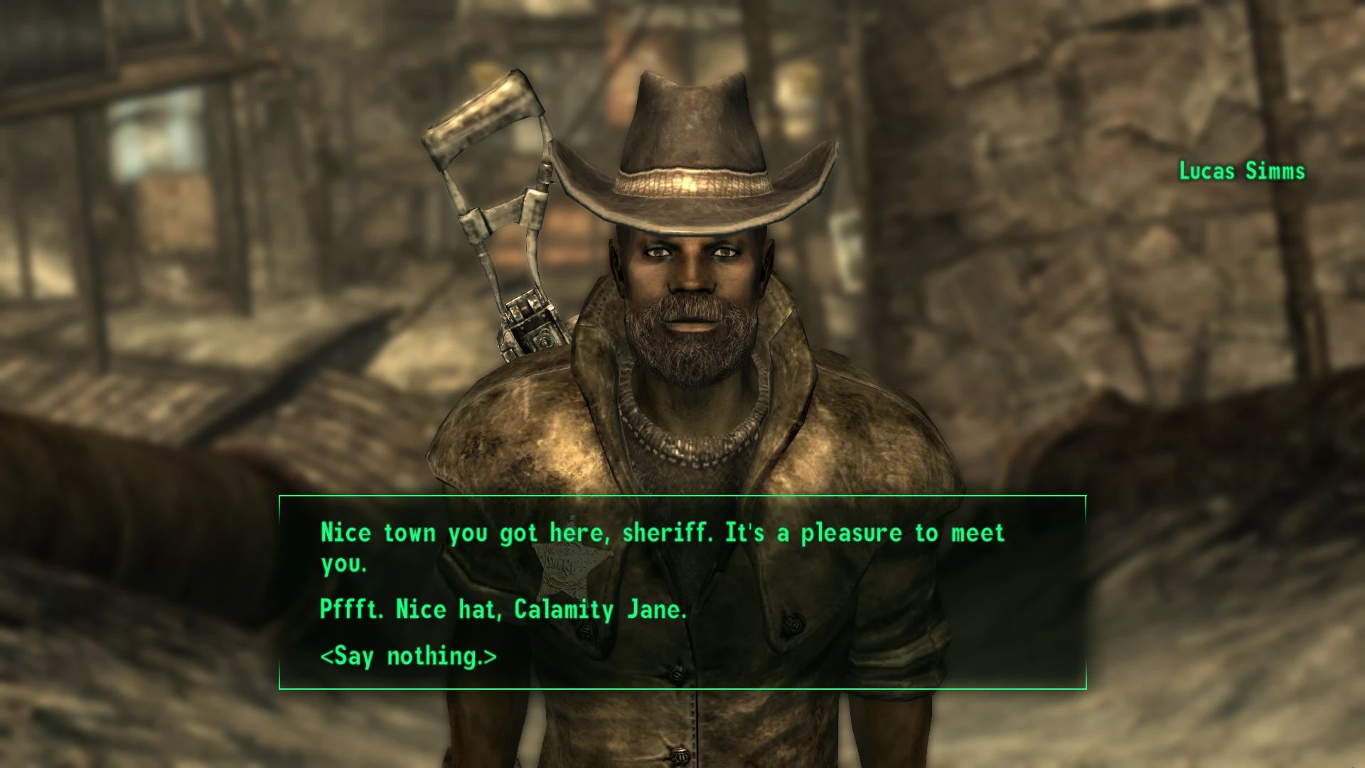 Atmospheric Dialogue DOF mod for Fallout 3