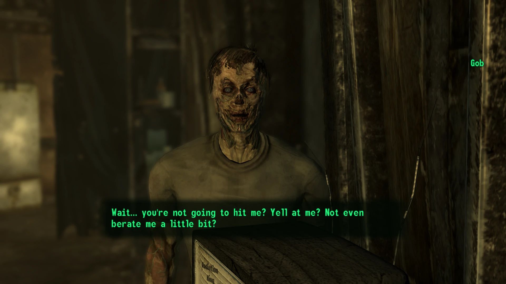 Atmospheric Dialogue DOF mod for Fallout 3