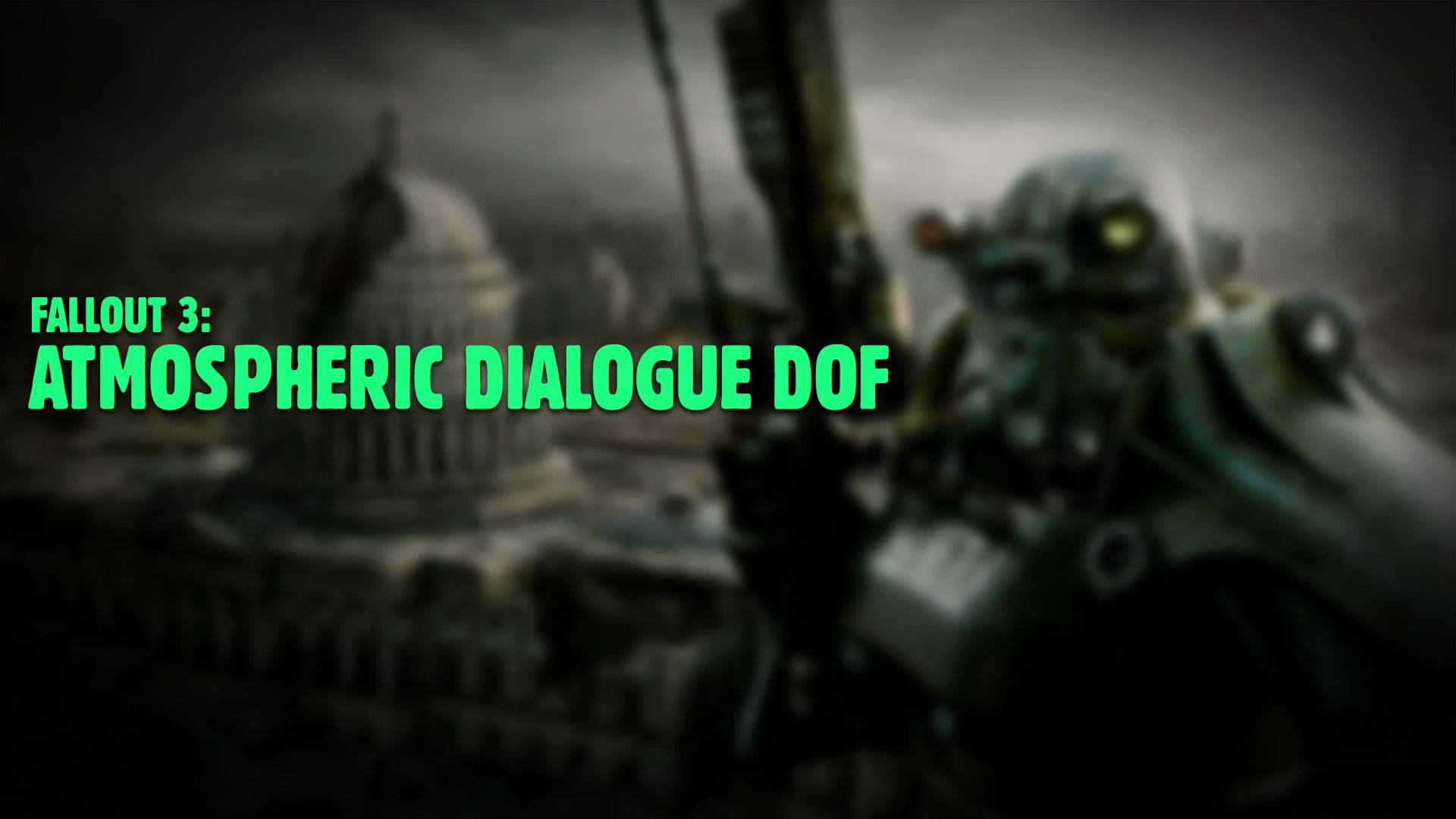 Atmospheric Dialogue DOF mod for Fallout 3