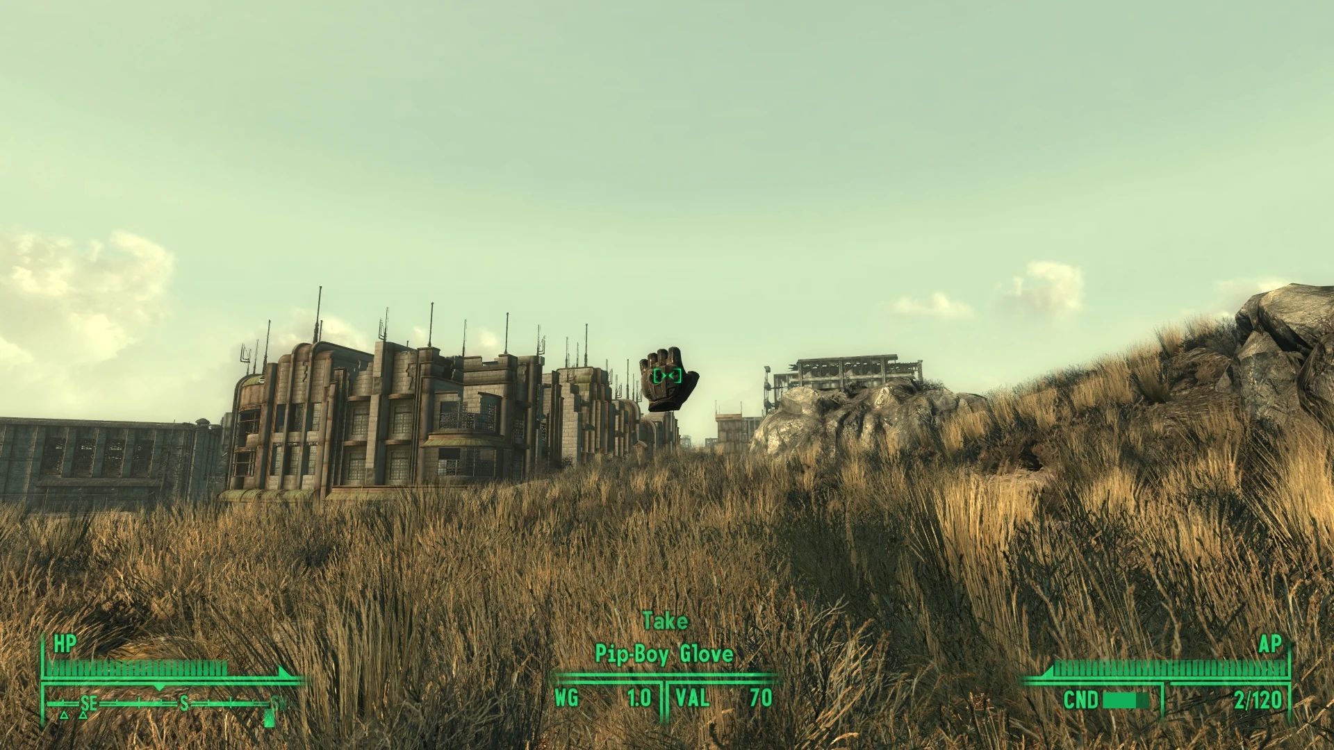 Playable Pip-Boy Glove mod for Fallout 3