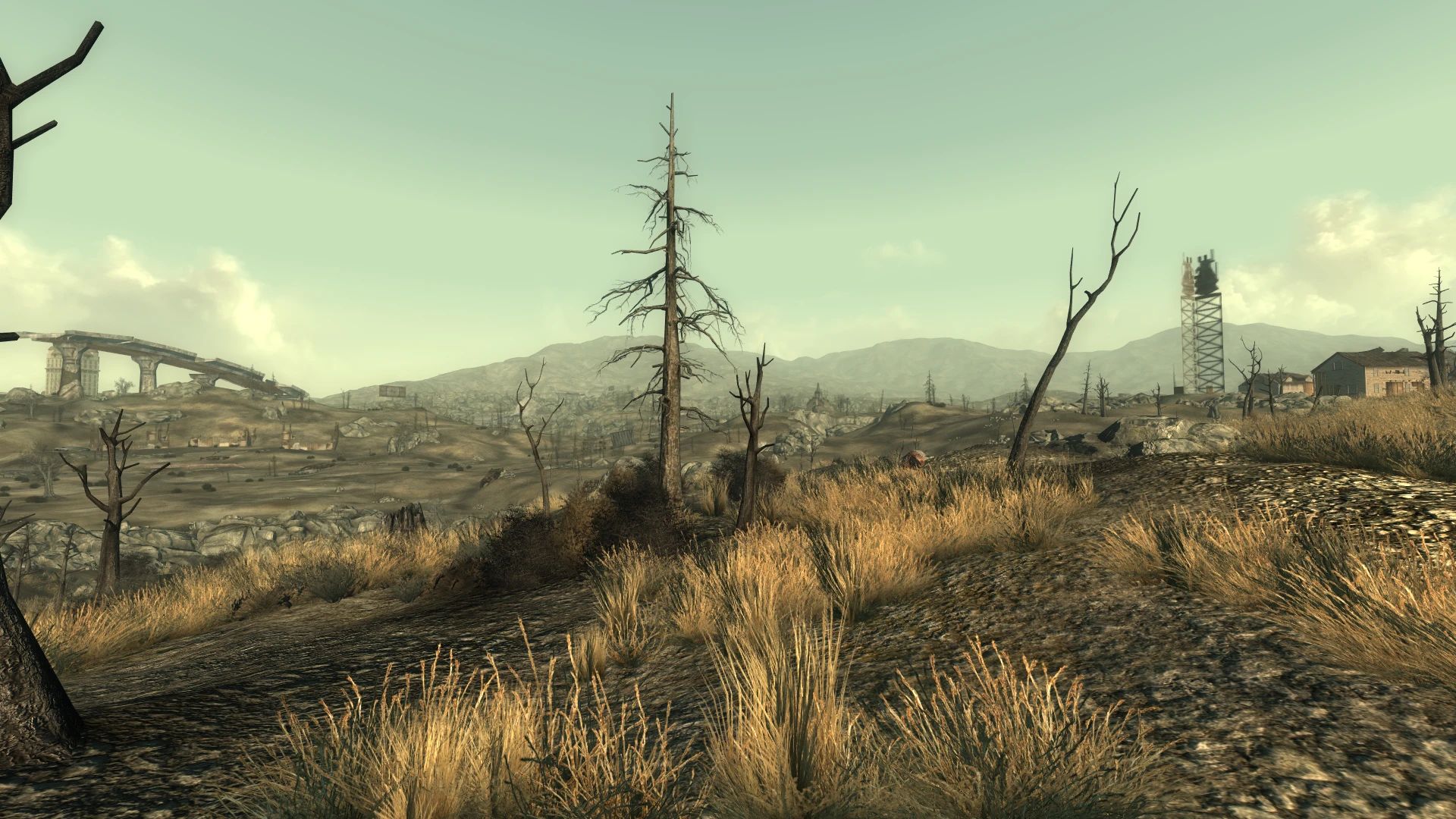 Vertex-Lit Grass mod for Fallout 3